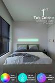 Luciole Led Bar Dekoratif Rgb Çok Renkli 4 Animasyonlu Uzaktan Kumandalı Barblue1