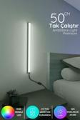 Luciole Uzaktan Led Masa Gece Lamba - Yatak Üstü, Tv Yanı ,Oturma Odası - Rgb  50 Cm Miniled3