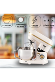 M108 Easy Chef Hamur Yoğurma Makinesi Stand Mikseri Krem Gold