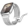 Apple Watch 10 46mm Zore KRD-137 Metal Hasır Kordon