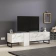 T0016 Kapaklı, Metal Ayaklı, Tv Sehpası