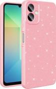 Galaxy A06 Kılıf Kamera Korumalı Simli Parıltılı Lüks Silikon
