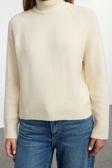 Stil Modern Kadın Regular Reglan Kol Dik Yaka Yünlü Triko Kazak