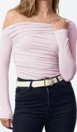 Stil Kadın Büzgü Drape Detaylı Fitted Vücuda Oturan Kollu Esnek Bluz Regular Örme Slim Kalıp