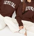 Unisex Tarz Oversize Kapüşonlu Standart Kol Regular Geniş Kesim İçi Polar Sıcak Tutan Sweatshirt