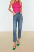 Moda Bisiklet Yaka Triko Slim Düz Desen Casual Günlük Regular Askılı Kol Bluz