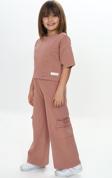 Toontoy Kız Çocuk Yıkamalı Crop Eşofman Takım