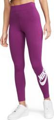 Nike Sportswear Club High-Rise Leggings Yüksek Belli Pamuklu Mor Tayt