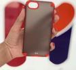 iPhone 8 Kılıf Mat Yarı Saydam Kapak Sert Plastik Kaliteli Dayanıklı Arka Kapak
