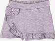 Breeze Kız Çocuk Etek Şort Fırfırlı Fiyonklu 1.5-5 Yaş, Gri