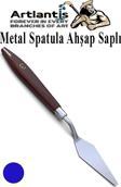 Metal Spatula 1 Adet Boyama Bıçağı Spatülü Palet Bıçağı Paslanmaz Çelik Boya Karıştırma Kazıyıcı Ahşap Saplı 1 Adet
