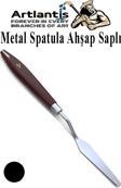 Metal Spatula 1 Adet Boyama Bıçağı Spatülü Palet Bıçağı Paslanmaz Çelik Boya Karıştırma Kazıyıcı Ahşap Saplı 1 Adet