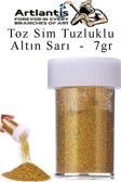 Renkli Toz Sim Tuzluklu 7 gr 1 Adet Renkli Toz Sim Epoksi Reçine Okul Etkinlik Dekarasyon Slime