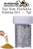 Renkli Toz Sim Tuzluklu 7 gr 1 Adet Renkli Toz Sim Epoksi Reçine Okul Etkinlik Dekarasyon Slime