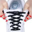 SRTfootcare TakBırak Yeni Nesil Kilitli Elastik Ayakkabı Bağcığı, Tak Bırak Akıllı Lastik Bağcık 1 Çift