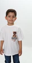 Toontoy Erkek Çocuk Rules Şapkalı Ayı Baskılı Tişört