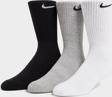Nike Dri Fit Everyday Cotton Cushioned Crew 3 Pr Siyah Unisex Çorap 3 Çift Beyaz-Gri-Siyah
