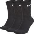 Nike Dri Fit Everyday Cotton Cushioned Crew 3 Pr Siyah Unisex Çorap 3 Çift Siyah