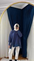 Tesettür Giyim Üç İplik Oversize Sweatshirt