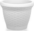 Omnipazar SO-HS02 Plastik Hasır Desenli Dekoratif Saksı 6 Litre No 2