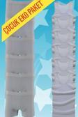 Uniquetrenders Erkek Çocuk İkili Set Pamuklu Penye 6 Atlet 6 Boxer Gri 11-12 Yaş