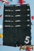Uniquetrenders Erkek Çocuk 5'Li Pamuklu Boxer Siyah 3-4 Yaş