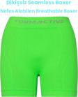 Uniquetrenders Erkek Dikişsiz/Seamless Nefes Alabilen Boxer Neon Yeşil M-L