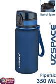 Uzspace 350 ML Pipetsiz Softtouch Tritan Çocuk Su Matarası -FF350MLUZS