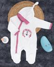 Miracool Aslan Desenli Çıtçıtlı Tulum / Şapka Hediye / %100 Pamuklu