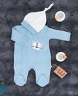 Miracool Aslan Desenli Çıtçıtlı Tulum / Şapka Hediye / %100 Pamuklu