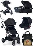 Joell 4'Lü Set Truva Travel Sistem Bebek Arabası / Puset / Bebek Bakım Çantası / Yağmurluk