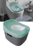 Miracool 4Ü Bir Arada Klozet Seti Lazımlık Tuvalet Adaptörlü Banyo Basamağı Oyuncak Sepeti