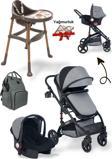 Joell 5'Li Bebek Seti / Truva Travel Bebek Arabası / Mama Sandalyesi / Çanta / Puset / Yağmurluk