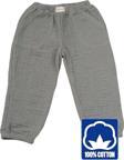 Uniquetrenders Unisex 4 Kat Müslin Kumaş %100 Organik Pamuklu Çocuk Pantolon Gri 5 Yaş