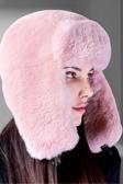 Uniquetrenders Kadın Peluş Kalpak Pilot Şapka Pembe Standart