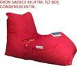 Pufumo  Daybed Armut Koltuk Kılıfı Kırmızı ( Ürün Sadece Kılıftır. İçi Boş Gönderilecektir. )