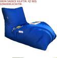 Pufumo  Daybed Armut Koltuk Kılıfı Mavi ( Ürün Sadece Kılıftır. İçi Boş Gönderilecektir. )