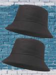 Uniquetrenders Unisex Uv Korumalı Pamuku Bucket Şapka Siyah - Siyah 