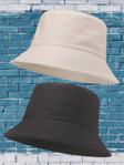 Uniquetrenders Unisex Uv Korumalı Pamuku Bucket Şapka Bej - Siyah 