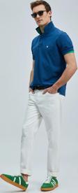 Lufian Erkek Laon Smart Polo T-Shirt 111040206 Açık Lacivert