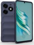 Tecno Spark 20/20C Kılıf Esnek TPU Oyuklu Arka Yüzey Tasarımlı Etnik Silikon Kapak