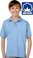 Uniquetrenders Erkek Çocuk %100 Pamuklu Polo Yaka T-Shirt Günlük Ve Okul Uniforma Okul T-Shirt Bebe Mavisi 14-15 Yaş