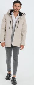 Spor Erkek Polarlı Su Ve Rüzgar Geçirmez Kapüşonlu Mont & Kaban & Parka