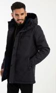 Spor Erkek Polarlı Su Ve Rüzgar Geçirmez Kapüşonlu Mont & Kaban & Parka