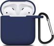 Dmay Airpods  1. Ve 2. Nesil Uyumlu Silikon Koruma Kılıf Kancalı