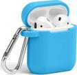 Dmay Airpods  1. Ve 2. Nesil Uyumlu Silikon Koruma Kılıf Kancalı