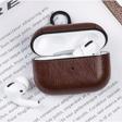 Dmay Airpods Pro (2. Nesil) Lüx Deri Suni Deri Kılıf 360 Koruma