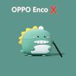 Dmay Oppo Enco X Uyumlu Figürlü Silikon Kılıf