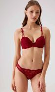 Pierre Cardin Kadın Balenli Destekli Push Up Sütyen Takımı