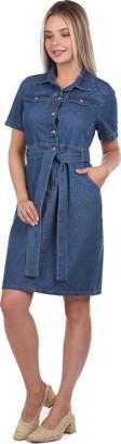 Banny Jeans Kemer Detaylı Jean Elbise